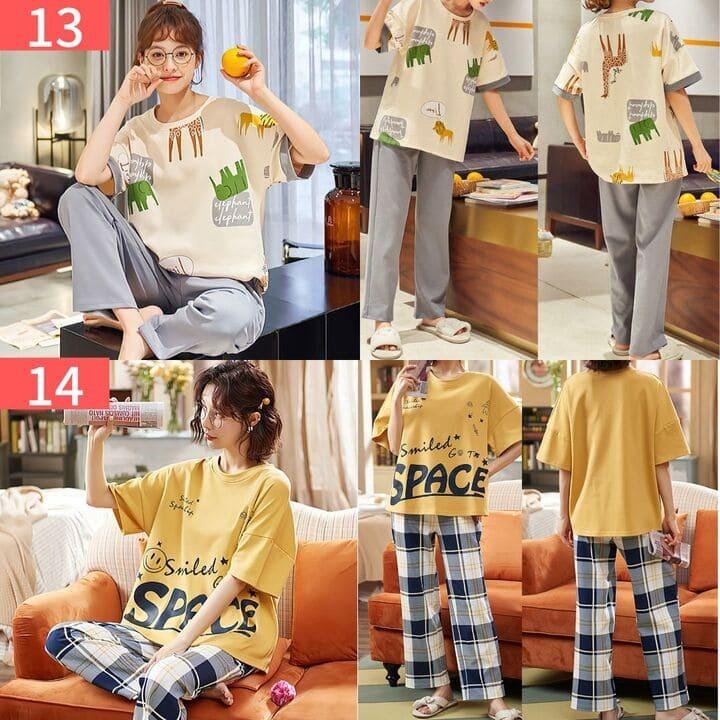 冷感 中学生 高校生 パジャマ ルームウェア レディース セットアップ 部屋着 半袖 夏 可愛い 韓国風 ゆったり 寝巻き 女性用 おしゃれ おうち 5729 5729 メイシンファッションヤフー店 通販 Yahoo ショッピング