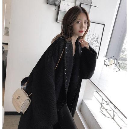 特売 コート アウター レディース 人気 上品 大人 サラリと羽織る 高級スタッズライン ロングコート 代 30代 40代 50代 おすすめ 597 公式の Www Technet 21 Org