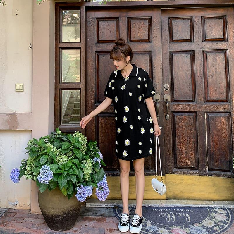 高校生 中学生 ファッション ワンピース レディース 半袖 夏 ワンピース ワンピ セットアップ スカート おしゃれ かわいい 韓国 黒ブラック 10代 代 6084 6084 メイシンファッションヤフー店 通販 Yahoo ショッピング