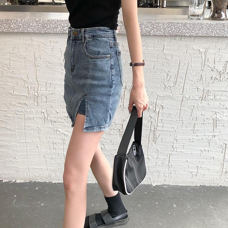 高校生 中学生 ファッション デニム ボトム スカート ショート丈 レディース ミニスカ おしゃれ 夏 10代 代 6269 6269 メイシン ファッションヤフー店 通販 Yahoo ショッピング