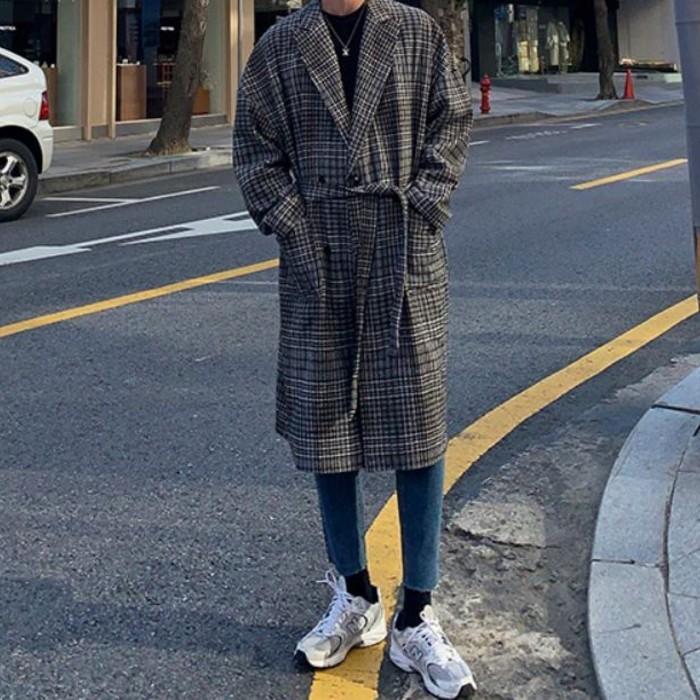 コート メンズ ロング丈 冬 トレンチコート チェスター 高校生 ファッション 10代 代 韓国 7561 7561 メイシンファッションヤフー店 通販 Yahoo ショッピング