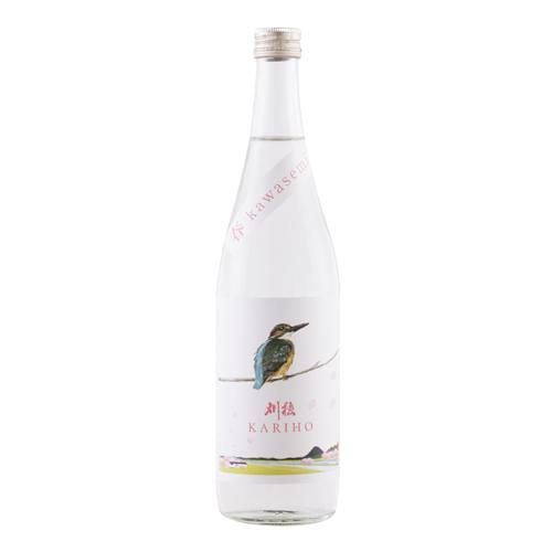 刈穂 純米吟醸 春 kawasemi sakura label 生酒 720ml かりほ かわせみ 秋田清酒 父の日ギフト : 銘酒本舗 ...