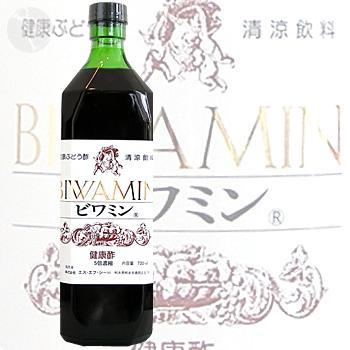 健康ぶどう酢 BIWAMIN ビワミン 720ml 【3本以上のご注文で送料無料