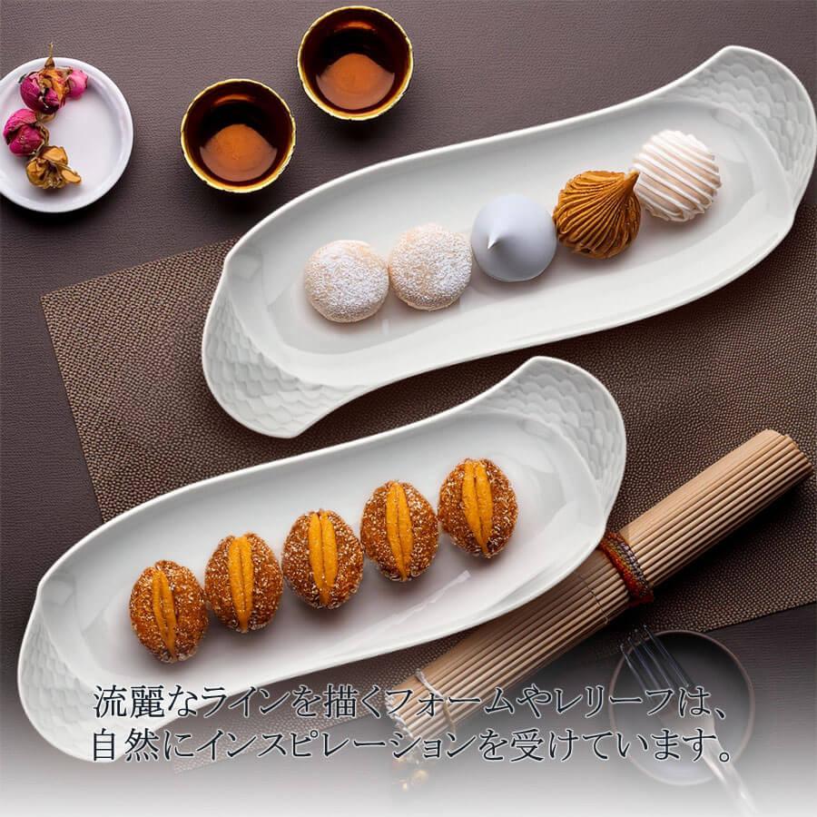 マイセン.ホワイトレリーフプレート【26cm.2枚】