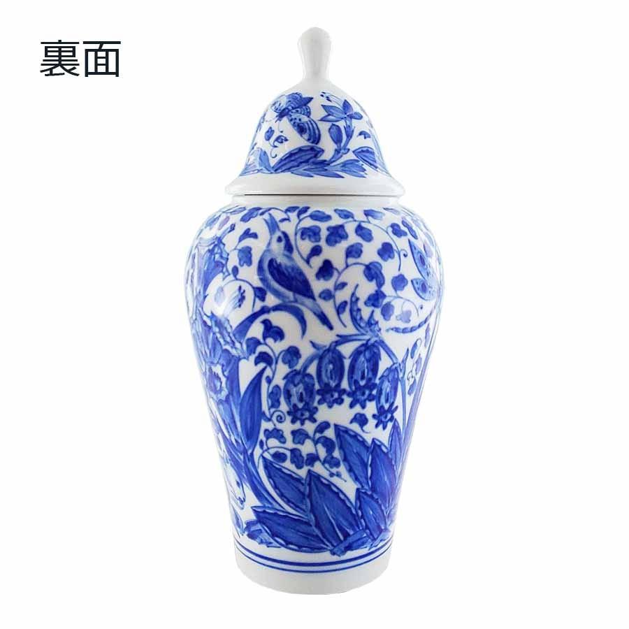 マイセン 花瓶 高さ約24cm 「染付蓋付花瓶」 贈り物 高級 おしゃれ マイセン公式/日本総代理店の画像