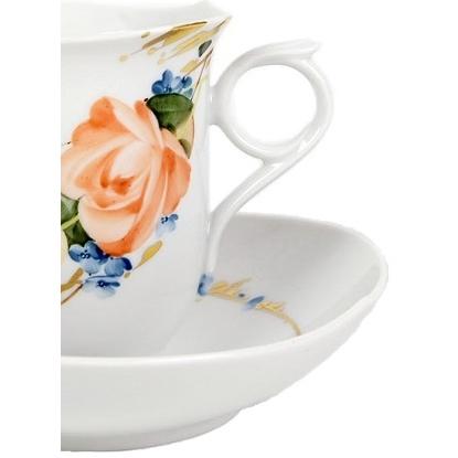 マイセン　ベゴニア　ティーカップ＆ソーサー　新品 マイセン コーヒーカップ＆ソーサー 容量約200ml 「ベゴニア