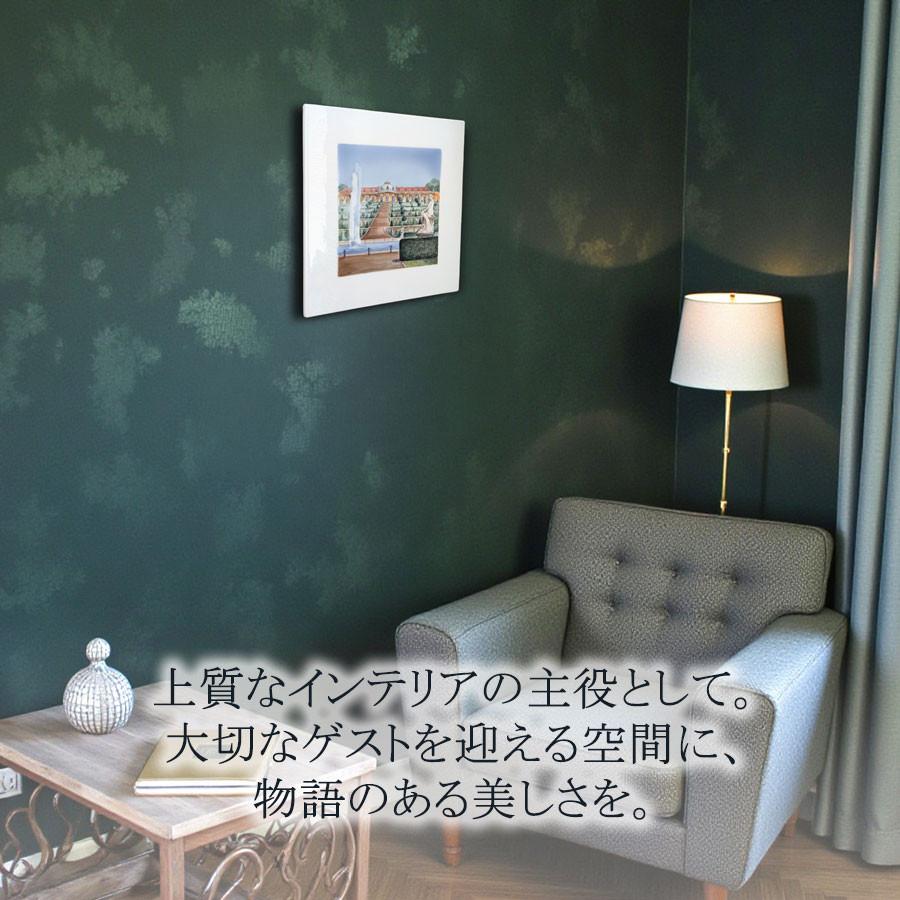 マイセン 壁掛け 陶板 約30×30cm プラーク「サンスーシー宮殿 (ポツダム)」 贈り物 高級 おしゃれ マイセン公式/日本総代理店の画像