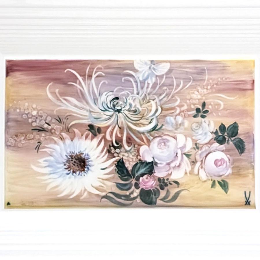 マイセン 壁掛け 陶板 約28.5×38cm プラーク「秋の花」 贈り物 高級 おしゃれ マイセン公式/日本総代理店の画像