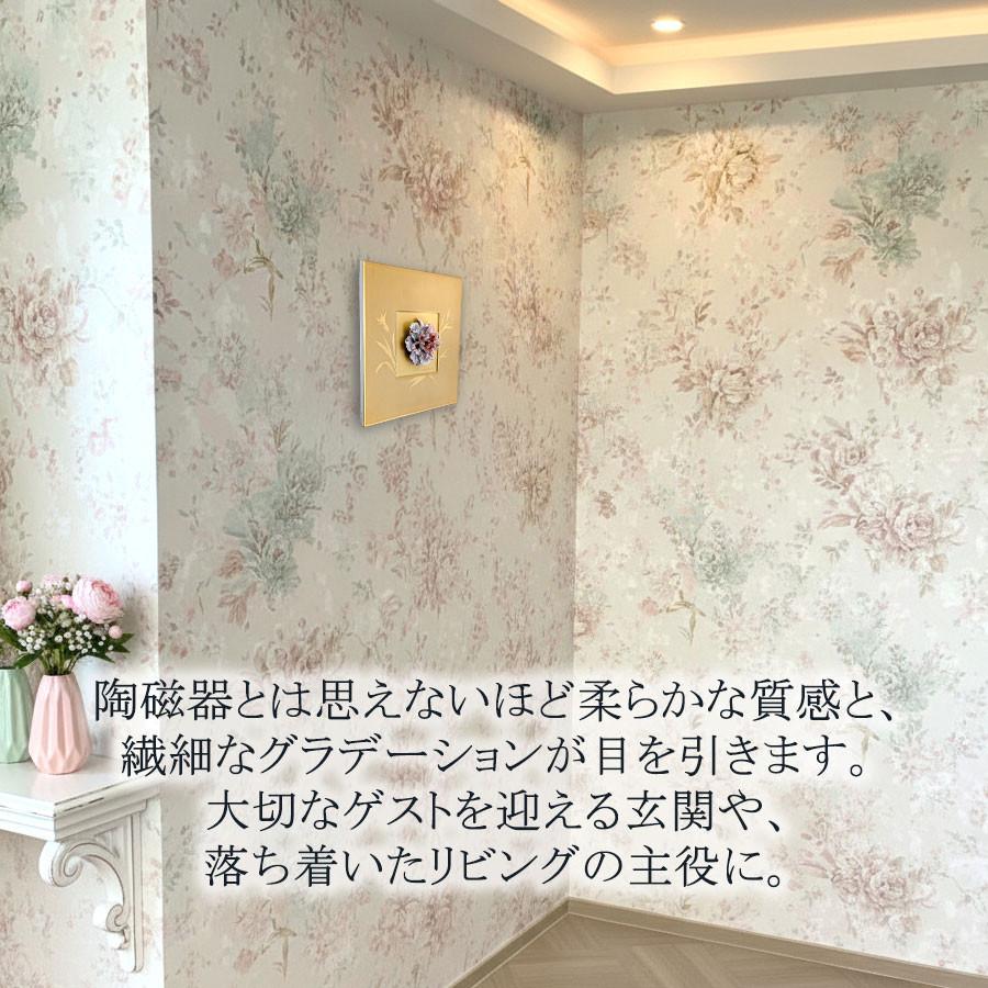 マイセン 壁掛け 陶板 約23.5×23.5cm 貼花付きプラーク「カーネーション」 贈り物 高級 おしゃれ マイセン公式/日本総代理店の画像