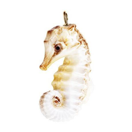マイセン ペンダント 約5×2.7cm 「ネイチャーライト」 タツノオトシゴ(フルレリーフ) プレゼント 普段使い おしゃれ マイセン公式/日本総代理店