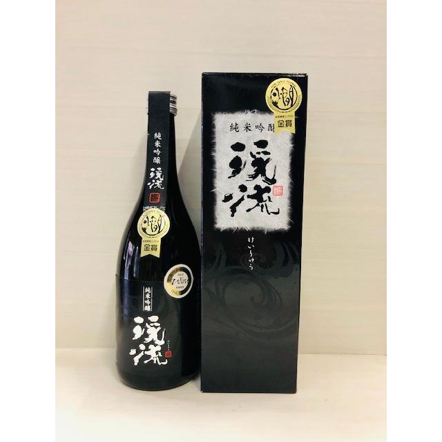 渓流　純米吟醸　黒ラベル　720ml｜meisyuookubo