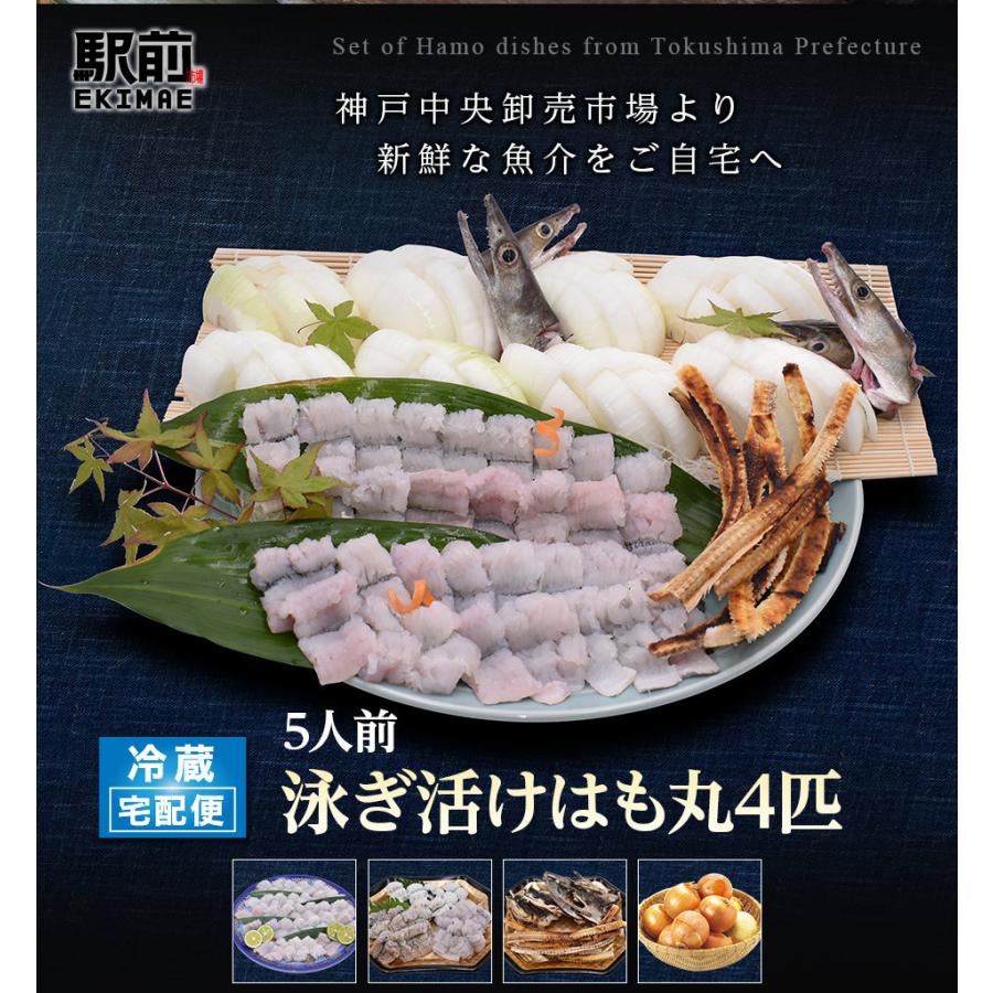 夏ギフト 鱧 はも ハモ はもすき セット 丸4匹 湯引き 淡路 玉ねぎ 徳島 5人前 取り寄せ 冷蔵 素材にこだわる 税込 贈答品 ギフト Meiten 通販 Yahoo ショッピング