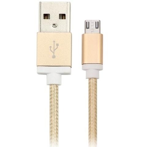 SALE【アルミ合金/ナイロン/ゴールド/1.5M】micro usb 充電ケーブル アンドロイド 充電器 マイクロ USBケーブル 急速充電 断線しにくい作り｜meitsu-2｜03