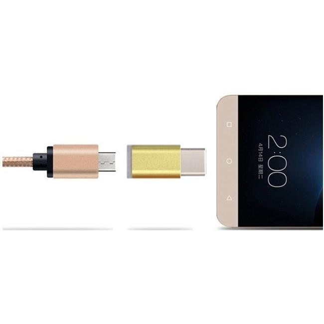 本日限定//送料無料【アルミ合金 Type C USB 充電器へ micro-USB 変換コネクタ】マイクロUSB →Type-C 変換アダプタ アンドロイド USB2.0 スマホ お色指定不可|meitsu-2|04