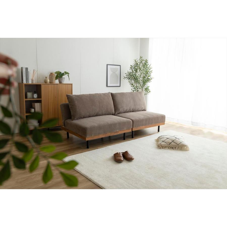 2点セット】Ridley リクライニングコーデュロイソファ : メイツウEC