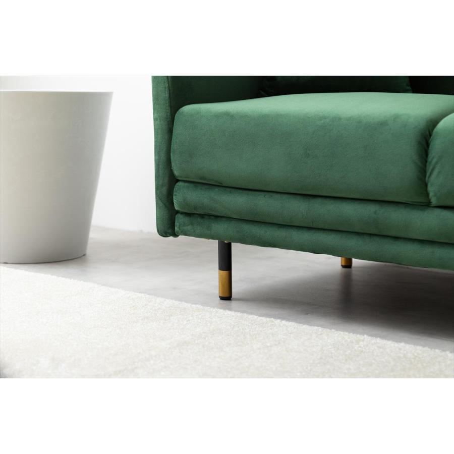 Ami 2人掛けコンパクトベロアソファ : メイツウEC - 通販 - Yahoo