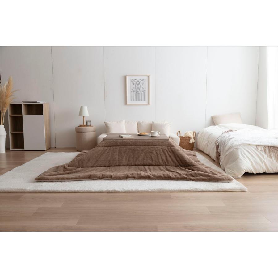 長方形:天板 75cm×60cm 】Kos こたつ&掛け布団2点セット2点セット】Kos