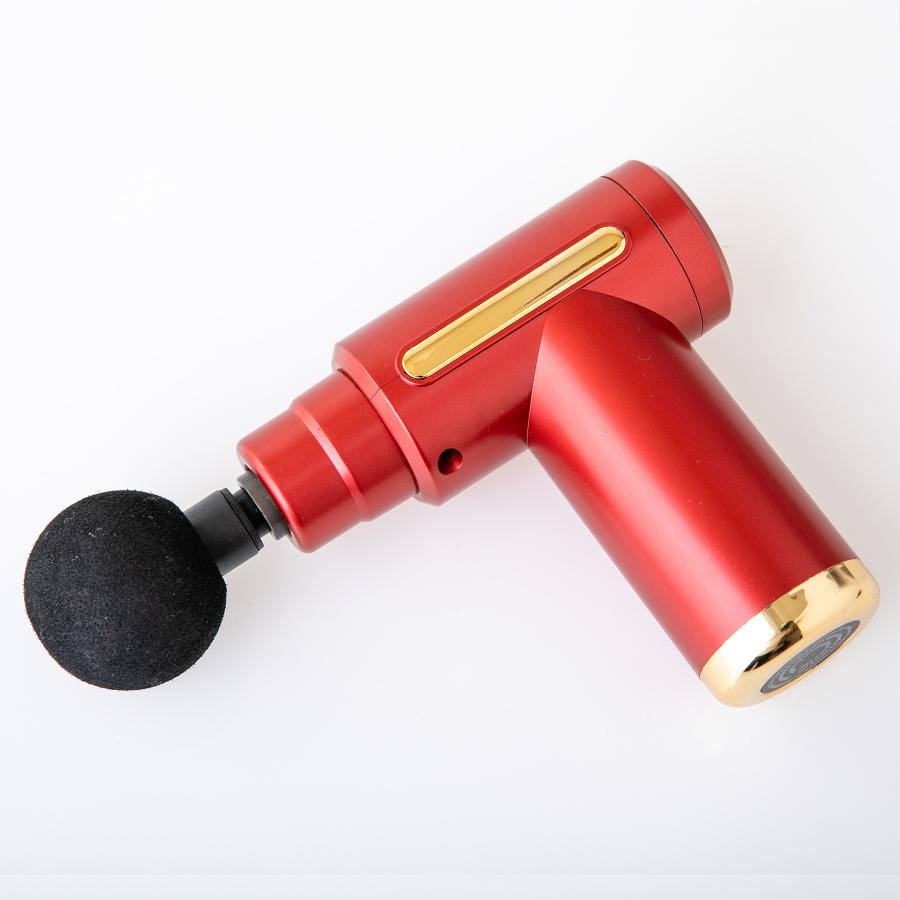 KINMAKU mini ドリルガン レッド 筋膜 マッサージガン 小型
