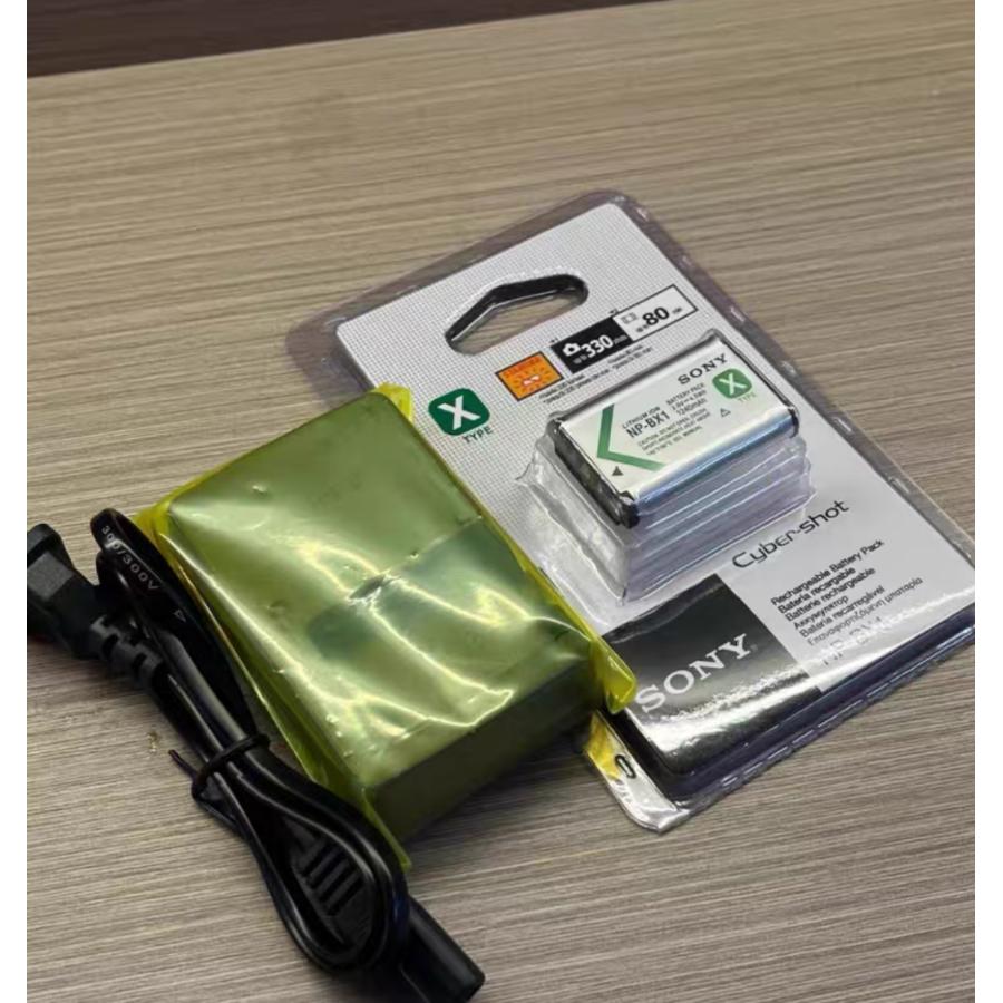 新品未使用 SONY NP-BX1 バッテリー + 充電器 セット サイバーショット