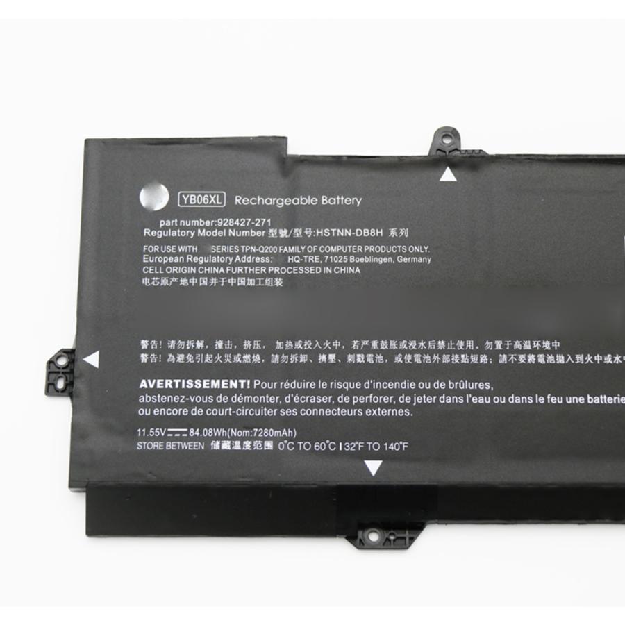 新品 YB06XL 適用 for HP SPECTRE X360 15-ch013TX TPN-Q200 HSTNN-DB8H YB06XL 84.08Wh/7280mAh 修理互換用 バッテリー |  | 01