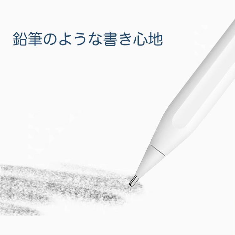 ApplePencil 第1/2世代用 改良金属ペン先 鉛筆のような書き心地 純正品を超えた ペーパーライクフィルム 替え芯高感度 滑り止め 書き心地が良い|meiwashouji|02