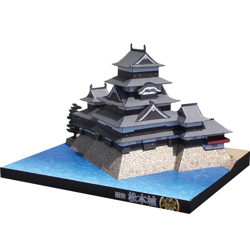 最前線の 松本城ペーパークラフト ファセット製 Wantannas Go Id