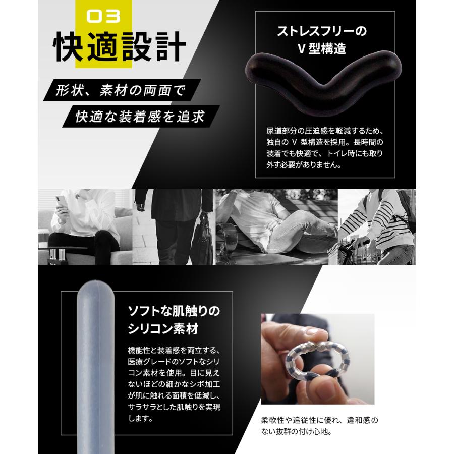 仮性包茎矯正リング 【カリバウアー ストロング ＆ ライト】 早漏防止 小さいサイズも対応 仮性包茎リング 磁気ペニスEDパワーリング 紛失防止ストラップ付 |  | 09