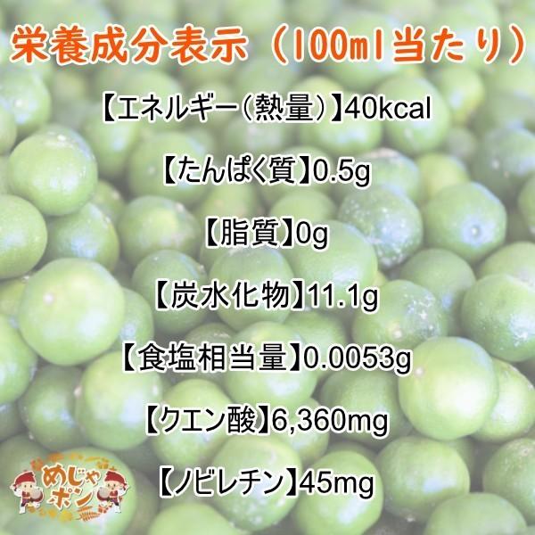 シークワーサー 原液  ジュース 沖縄県産100%使用 おすすめ シィクヮシャー 100%果汁360ml ×1本 比嘉製茶｜mejapon｜03