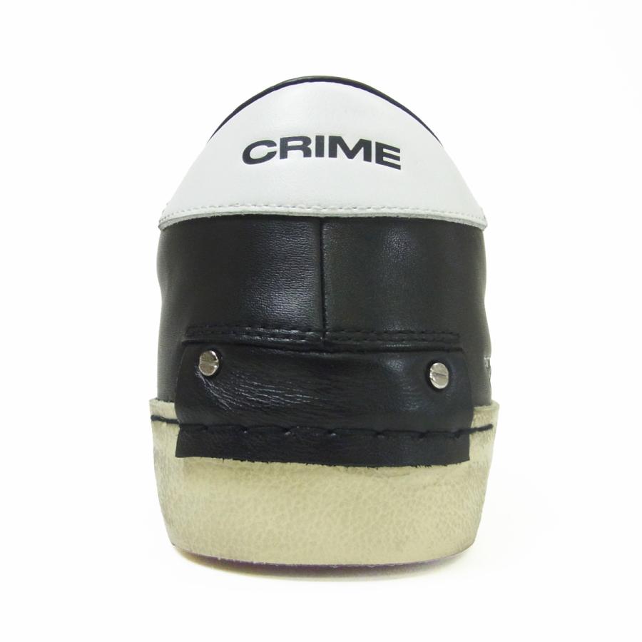 CRIME LONDON クライム ロンドン レザー スニーカー DISTRESSED