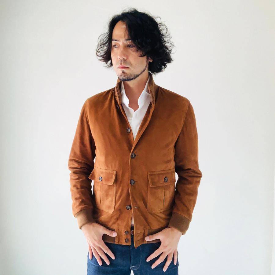 44】VALSTARINO スエード中綿ブルゾン ベージュ バルスター sbdonline2.net