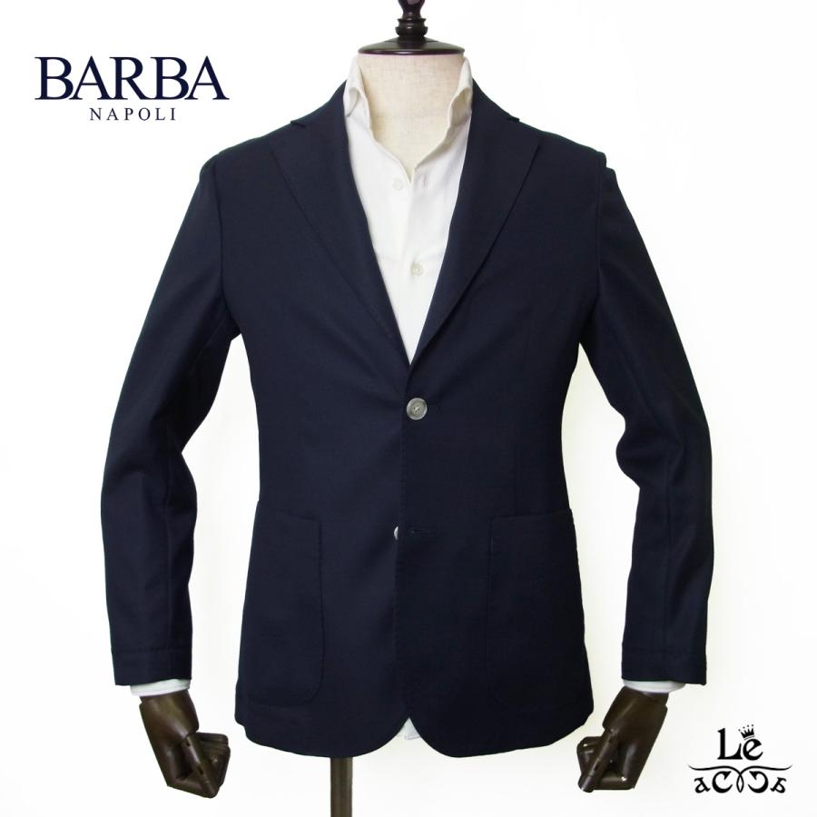 BARBA バルバ シャツジャケット ウールホップサック ジャケット 