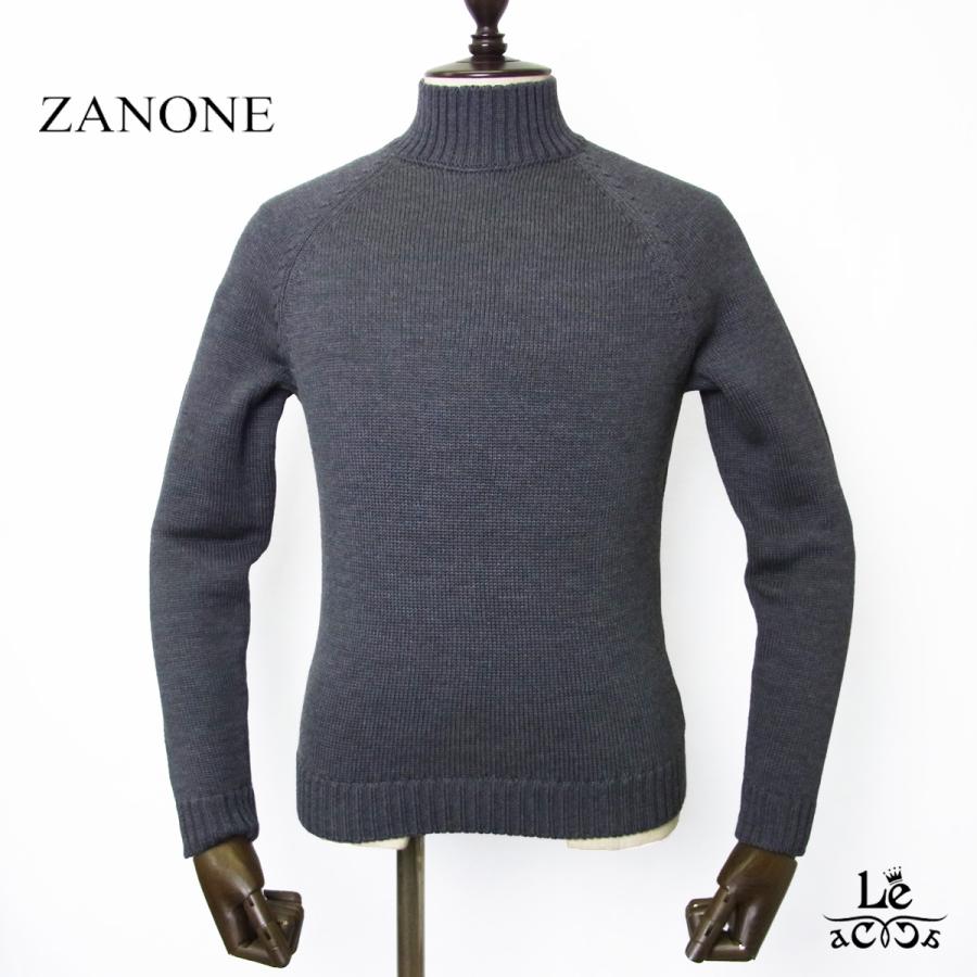ザノーネ／モックネックニット／ミドルゲージ／46 ZANONE【ザノーネ】モックネックミドルゲージニットをご紹介致し
