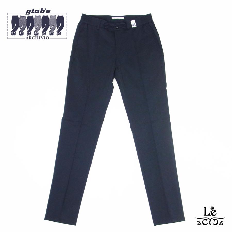 giab's ARCHIVIO MASACCIO テクノコットン【44サイズ】 giab's ARCHIVIO ジャブス アルキヴィオ マサッチョ スラックス
