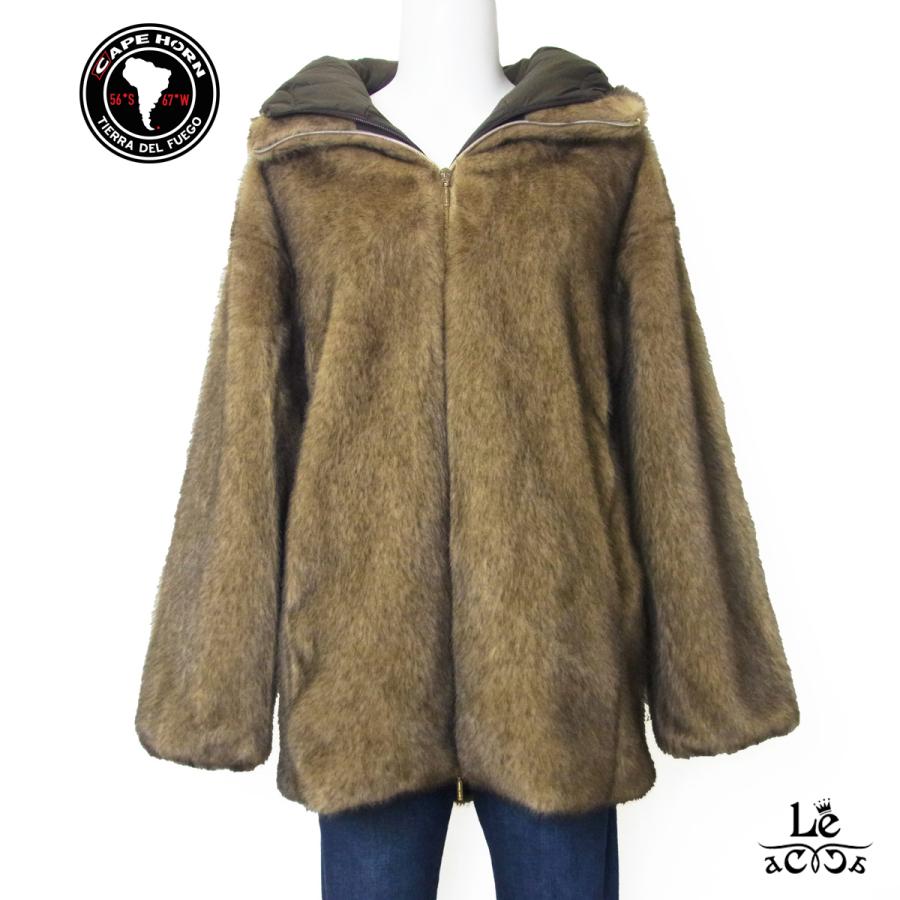 CAPEHORN（ケープホーン） フェイクファーコート FALCO エコファー