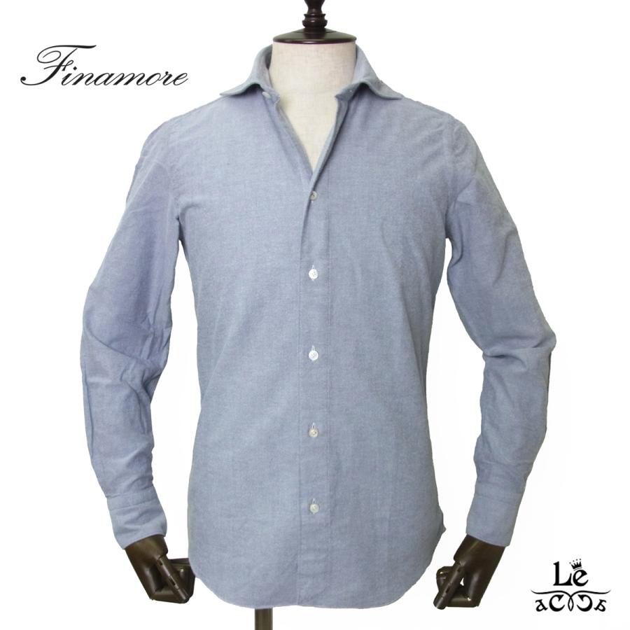 Finamore（フィナモレ） コットン オックスフォードシャツ BALI 長袖