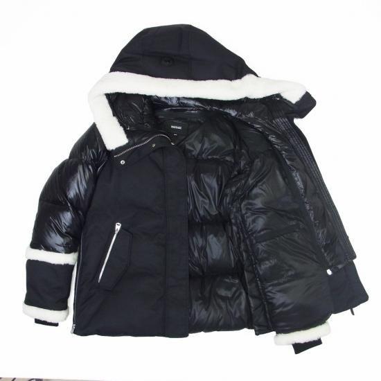 MACKAGE マッカージュ ダウンジャケット シャーリング ダック ダウンパーカー レディース ブルゾン ブラック 日本別注 カナダ 国内正規品 送料無料の画像