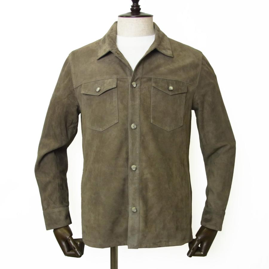 ARMA/アルマ　レザーシャツアウター/ゴートスキンスエード/DEX アルマ / ARMA DEX レザーシャツアウター ゴートスエード 返品