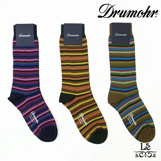 独創的 Drumohr ドルモア ソックス メンズソックス ビジネスソックス 3足セット メンズ 靴下 コットン ボーダーハイソックス イタリア 60 Off Www Muslimaidusa Org