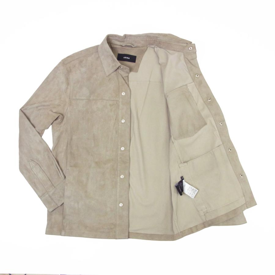 ARMA アルマ ラムスエード シャツアウター DILLEN メンズ レザー シャツジャケット アウター 本革 グレートープ 秋冬 オランダ ブランド 国内正規品 |  | 04