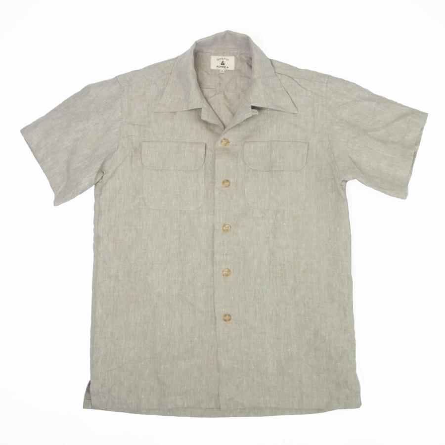 GUY ROVER FORTELA ギローバー フォルテラ リネンシャツ ワークシャツ 半袖 国内正規品