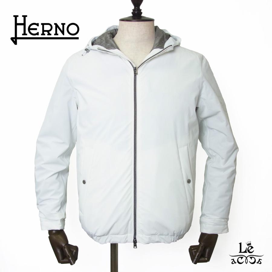 HERNO（ヘルノ） HERNO RESORT リゾート ストレッチナイロン パデッド フーディー ブルゾン GI00071UR ジャケット ...