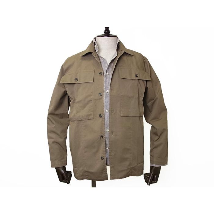 人気が高い 春夏 21 新作 国内正規品 イタリア 春夏モデル メンズ ベージュ ワークジャケット ワークシャツ シャツジャケット コラボ フォルテラ ギローバー Fortela Rover Guy ワークシャツ コラボ フォルテラ ギローバー シャツ カジュアルシャツ