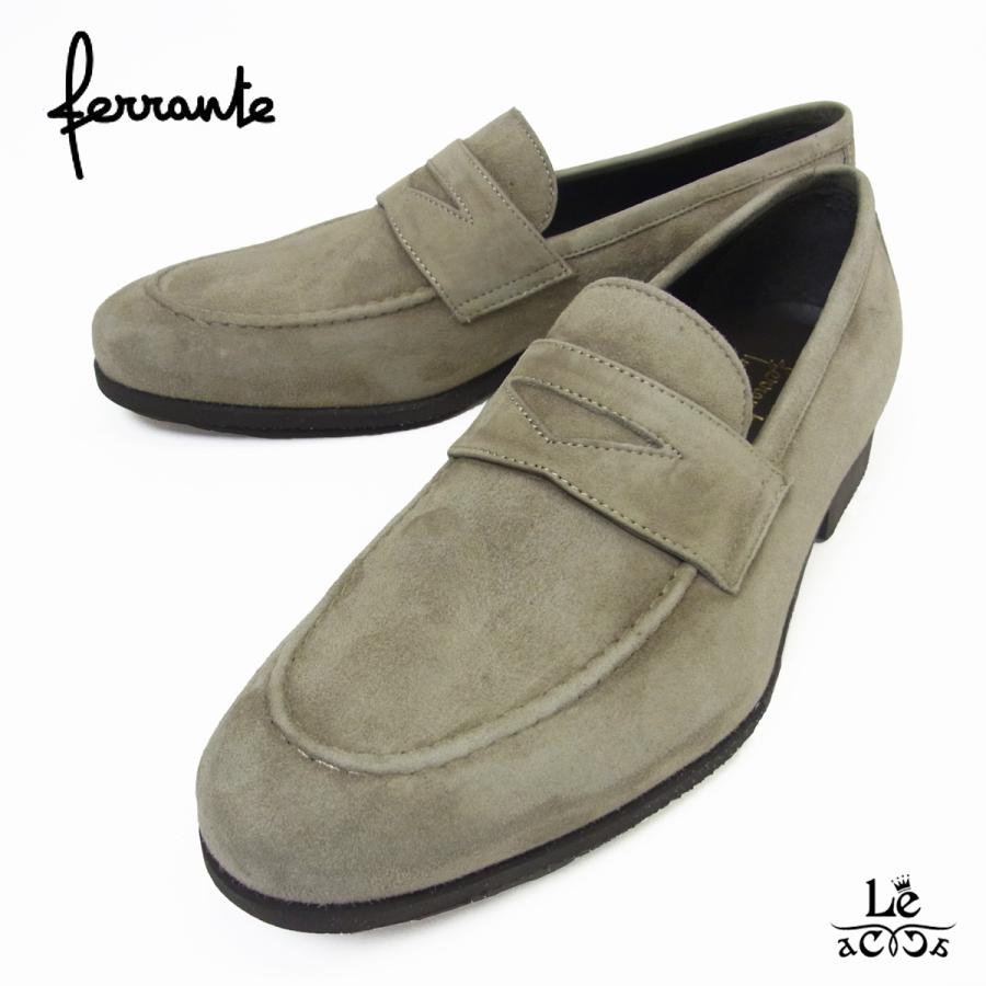 FERRANTE（フェランテ） スエード ローファー ISEO イセオ トープ