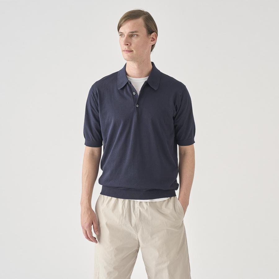 JOHN SMEDLEY（ジョンスメドレー） ニット ポロ 30G シーアイランド