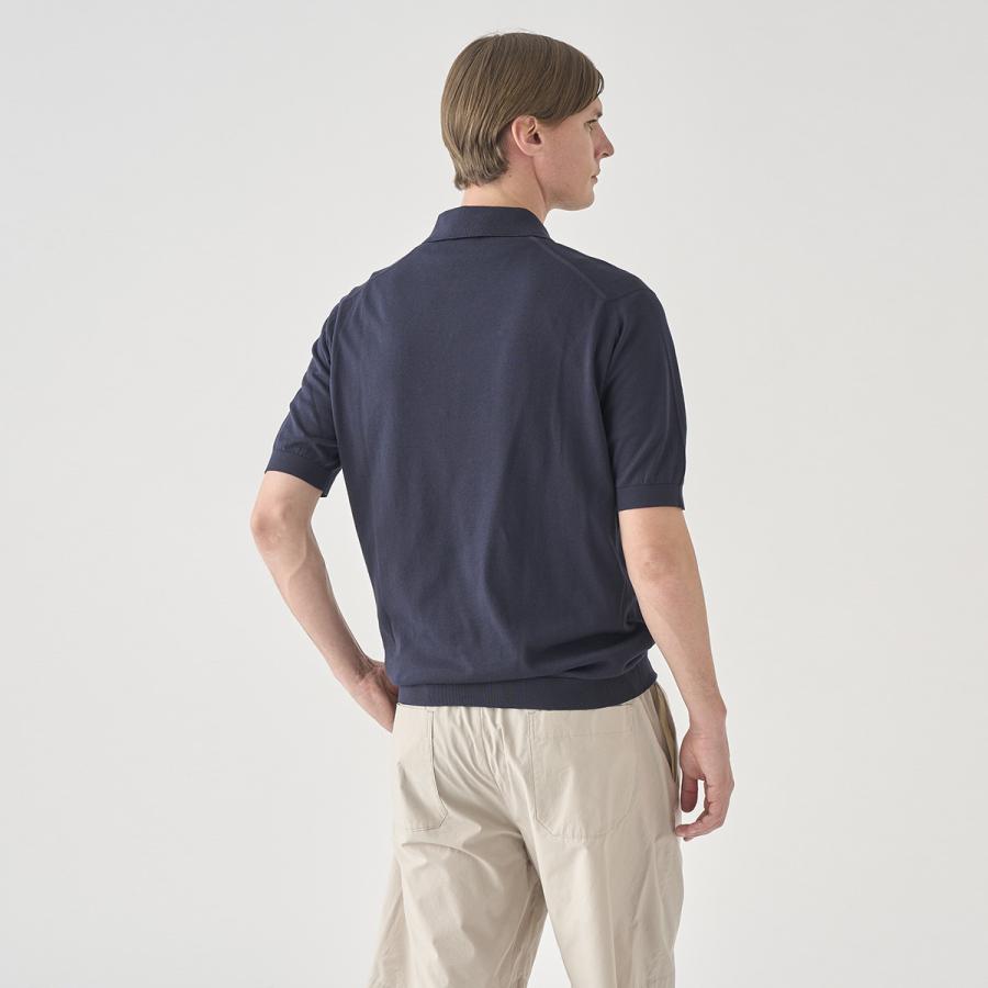 JOHN SMEDLEY（ジョンスメドレー） ニット ポロ 30G シーアイランド
