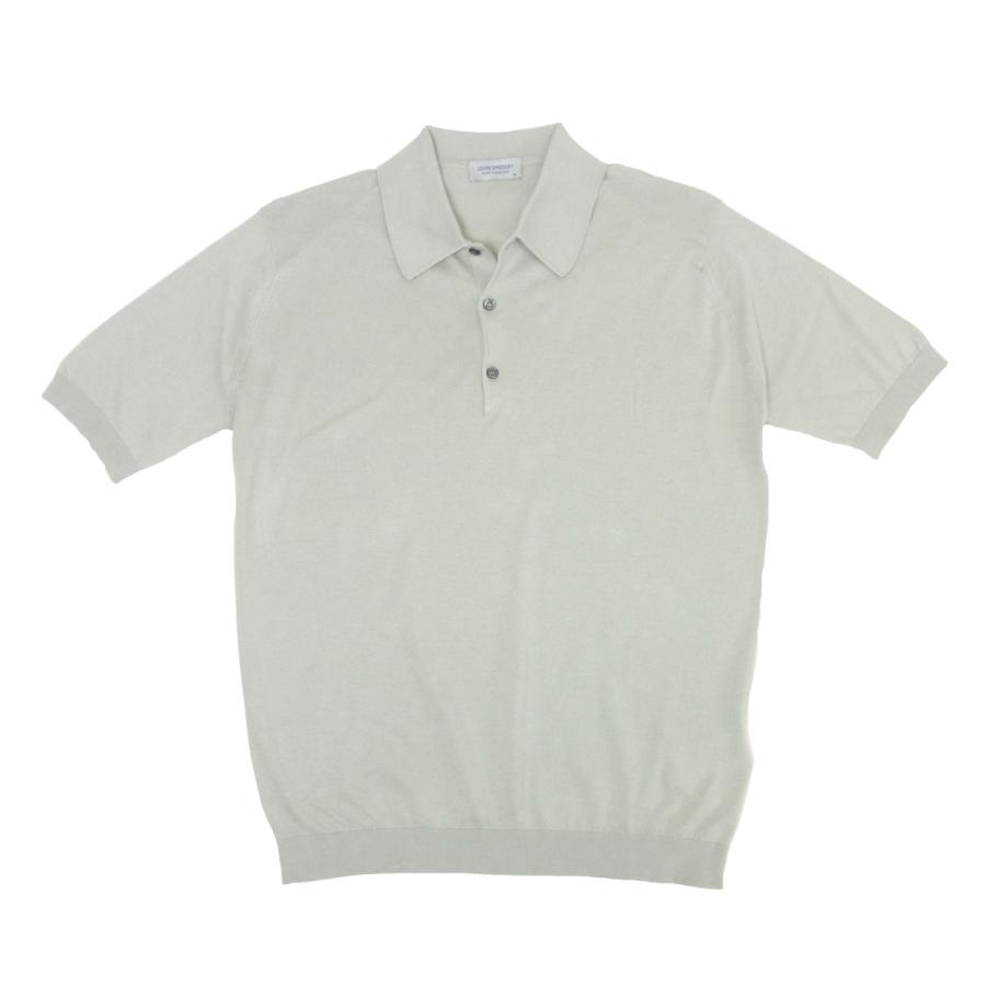 JOHN SMEDLEY ポロシャツ ニット シーアイランド コットン 茶 M JOHN SMEDLEY（ジョンスメドレー） ニット ポロ 30G シーアイランド