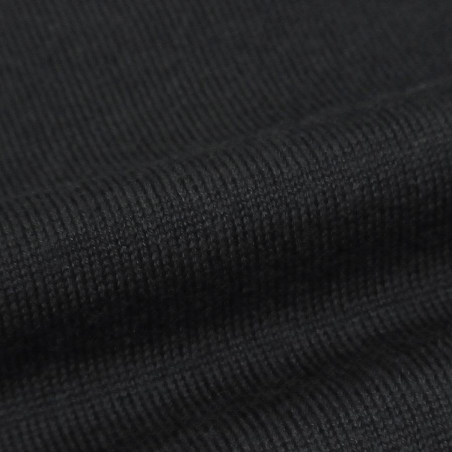 ジョンスメドレー JOHN SMEDLEY モックネック 長袖 プルオーバー KILDAY ハイゲージ MODERN FIT ハイネック ニット セーター ブラック ブランド 国内正規品の画像