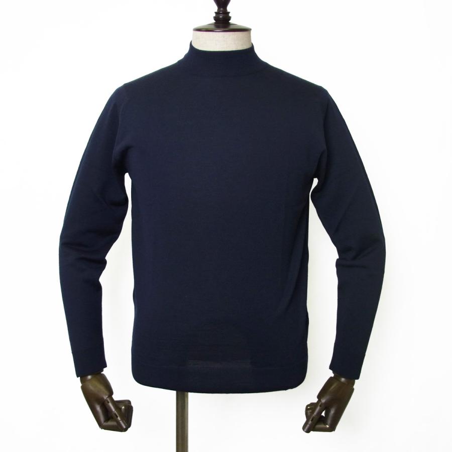 JOHN SMEDLEY（ジョンスメドレー） モックネック 長袖 プルオーバー 