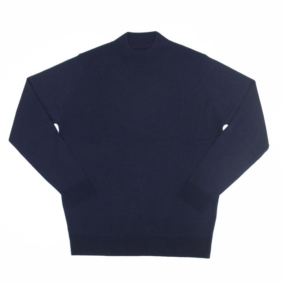 JOHN SMEDLEY（ジョンスメドレー） モックネック 長袖 プルオーバー 