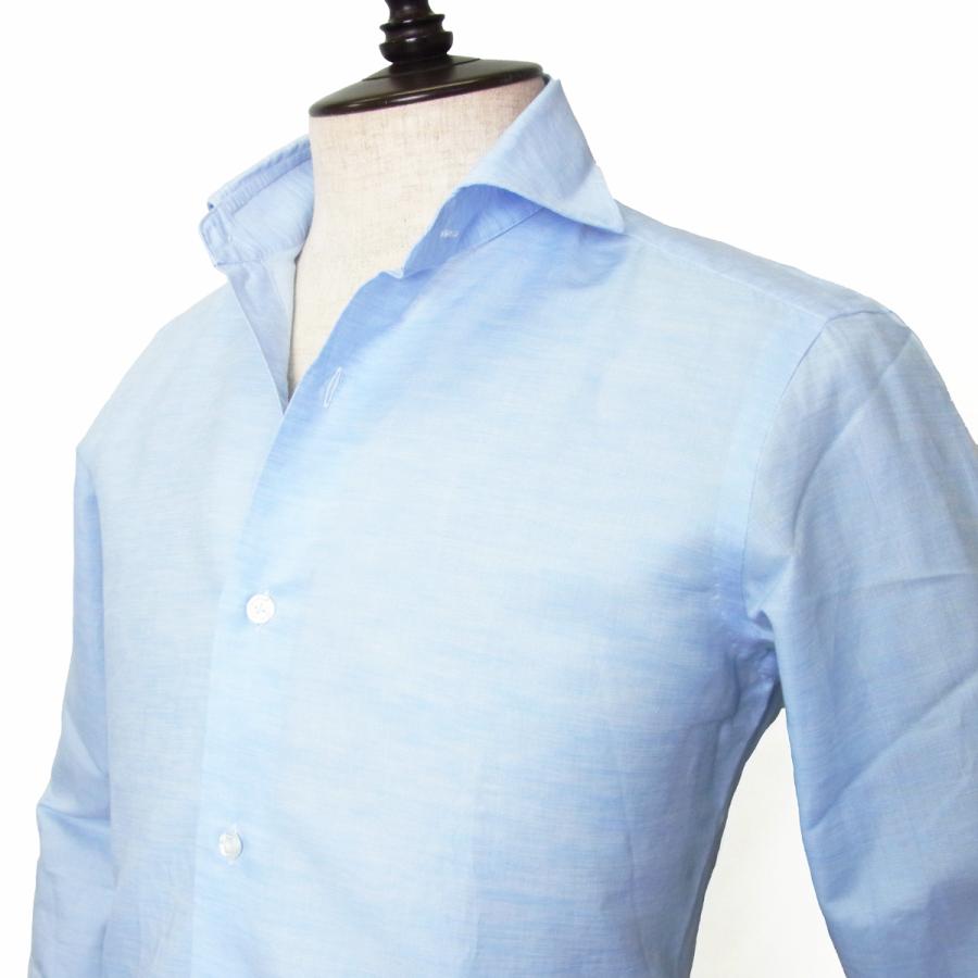 BARBA バルバ 長袖シャツ リネン100 イタリア製 ピンク 2XL BARBA (バルバ) リネン 無地 長袖 シャツ BARLIU13P34135 39 41